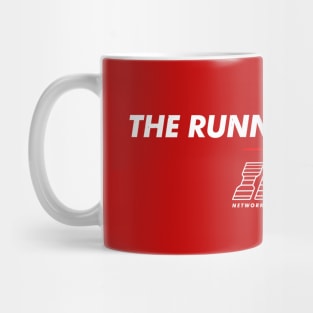 THE RUNNING MAN - ICS Network Television logo Mug